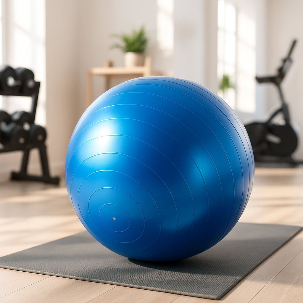 ballon de gym blue