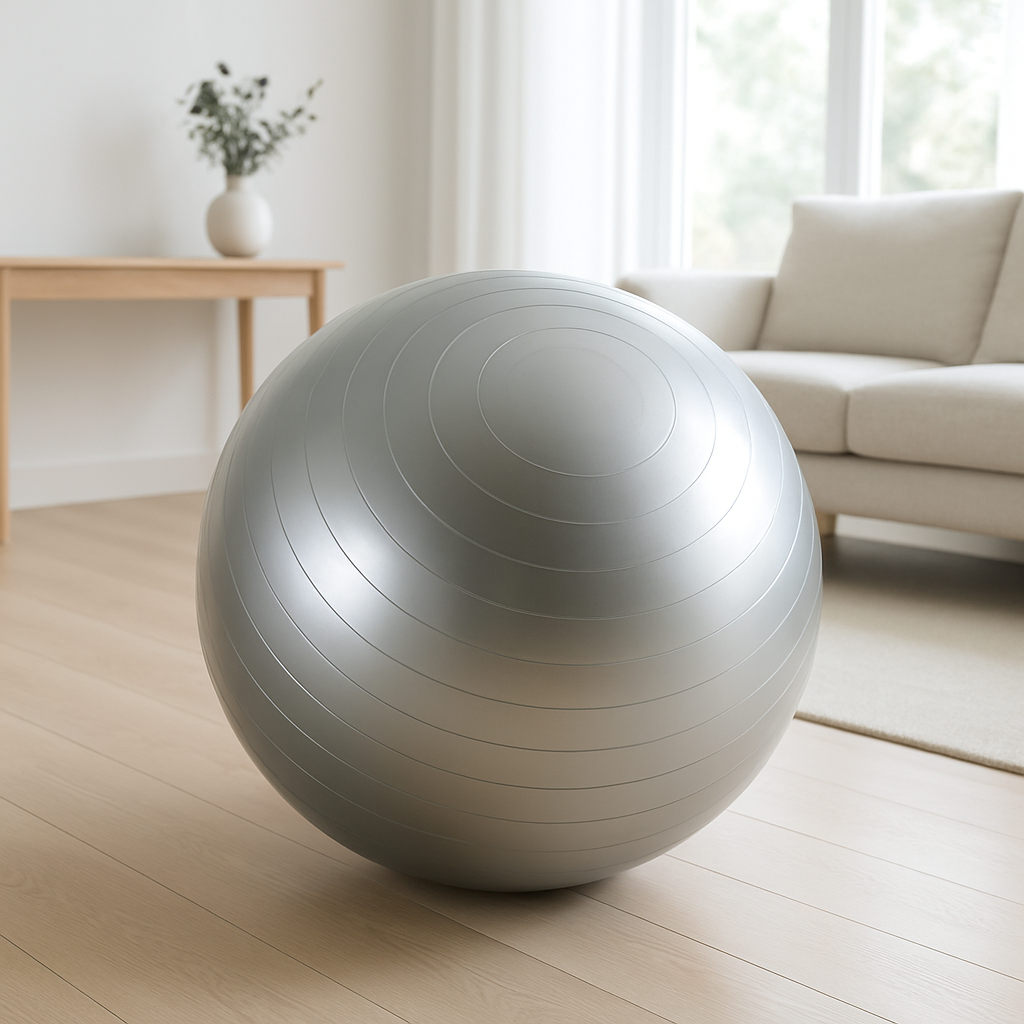 ballon de gym grey