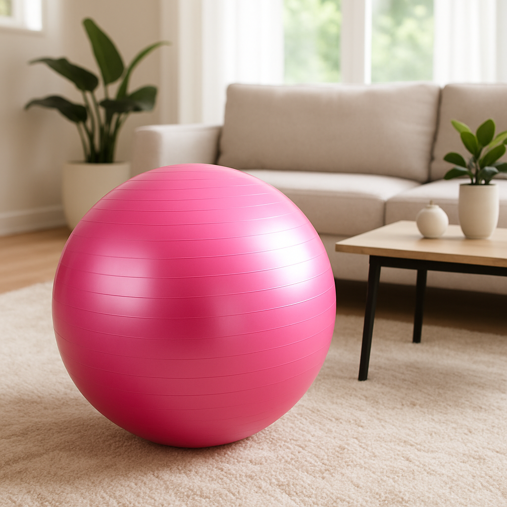 ballon de gym pink