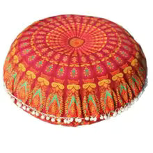 zafu coussin couleur rouge
