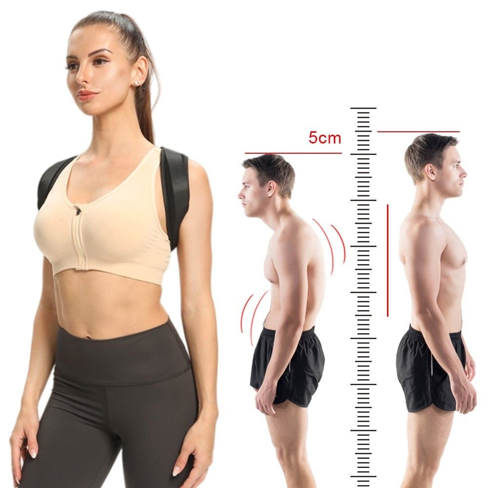 HealtyBack™ I Correcteur posture réglable - Graine - de - fitness