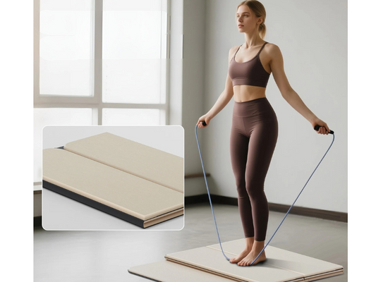 tapis de gym pliable adapte tout exercice